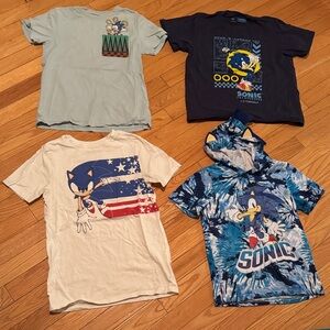 Bundle of four Sonic T-Shirts